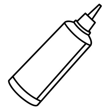 recommend clip art: glue outline coloring book page line art illustration digital drawing