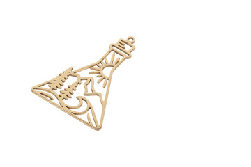 Elegant Metal Leaf Pendant Charm with Intricate Cutout Design &ndash; Perfect for Jewelry Making and DIY Craft Projects