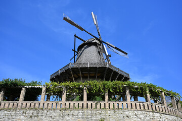 Wind mill in Sanssouci Park in Potsdam, Germany © Ardan