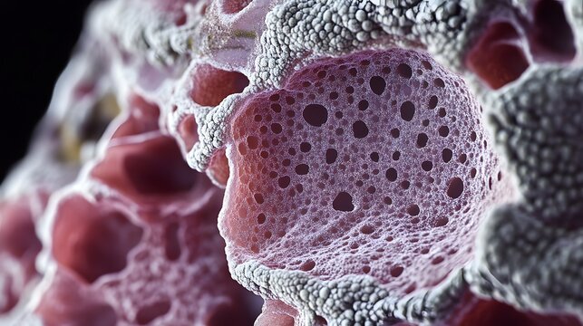 66. "Close-up view of a human tongue with oral lichen planus