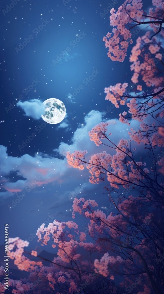 Wall mural Moon sky astronomy outdoors.