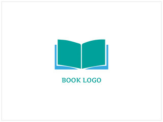 Book logo design, vector, illustration.