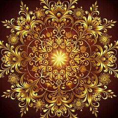 ornamental background design background with gold