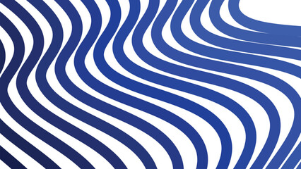 Blue wave stripes line abstract background