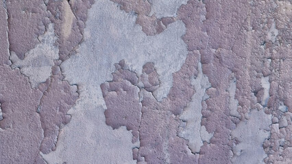 Peeling paint on an old wall. Grunge background for design.Selective focus