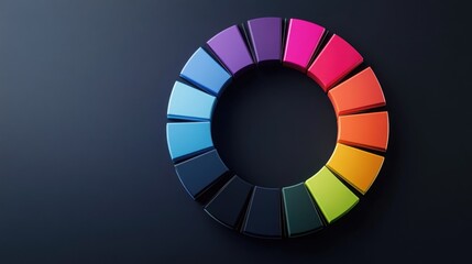 Obraz premium Colorful Rainbow of Unity