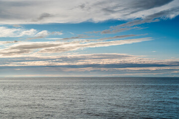 Sunset over the Saint Lawrence River, Gaspe Peninsula