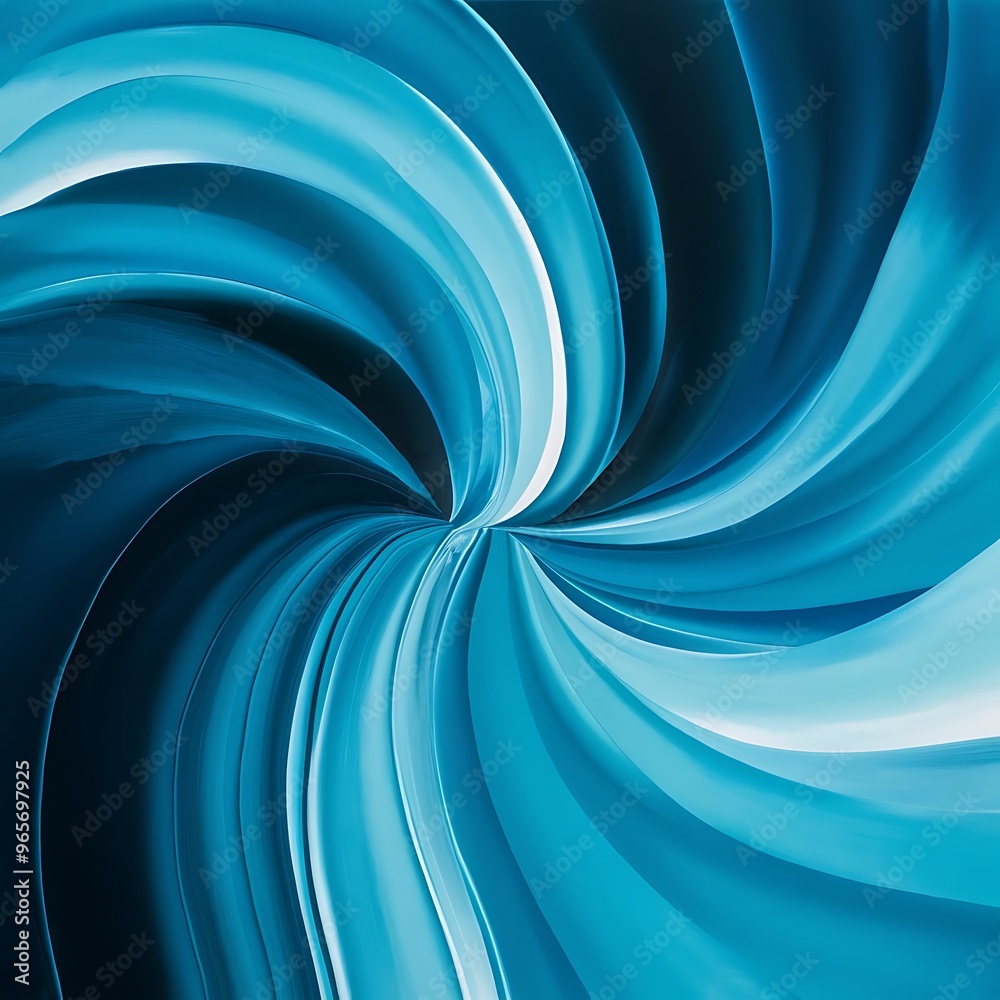 Wall mural abstract blue background