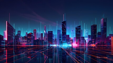 Obraz premium abstract background with lines