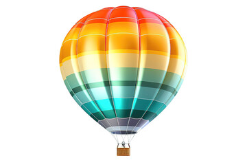Naklejka premium hot air balloon isolated on PNG Background.