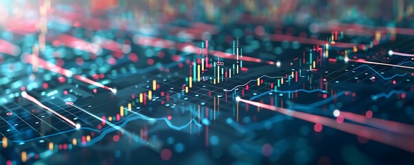 A clear scatter plot demonstrating a strong positive correlation between stock prices and trading volume, reflecting heightened investor interest. The points form a noticeable rising pattern.