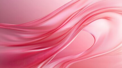Fototapeta premium Abstract Pink Fabric Swirling