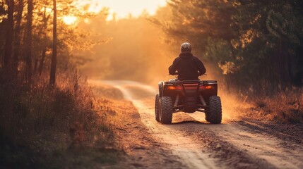 ATV Ride at Sunset