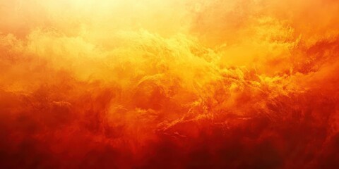Obraz premium A stunning depiction of warm, fiery clouds illuminated by a radiant light, creating a captivating natural backdrop.