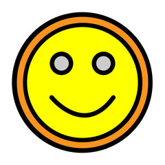 Radiant Bliss Vector Filled Icon Design