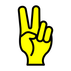Luminous Victory Vector Filled Icon Design