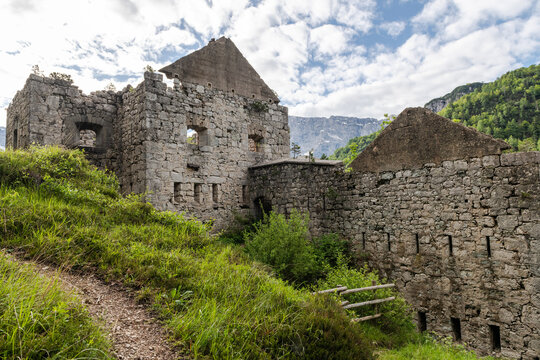 Fort Predel or Predil Fortification in italian and slovenia border