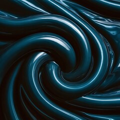 Dark blue striped wooden background on black