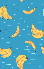 Untitled Artwork
seamless pattern bananas on a blue background, digital background, bananas texture, summer seamless background