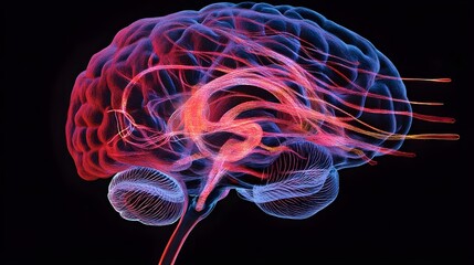 94. "Visual representation of the human limbic system and its role in emotion and memory