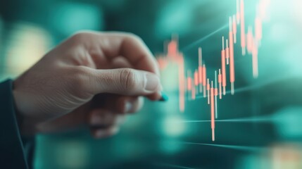 Exploring Financial Markets: A Hand Analyzes Trend Data for Strategic Insights Into Investments