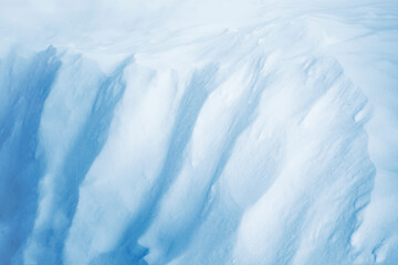 Christmas background. Winter landscape. The texture of the snow