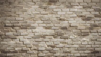 Obraz premium Full frame of white grunge textured brick wall background