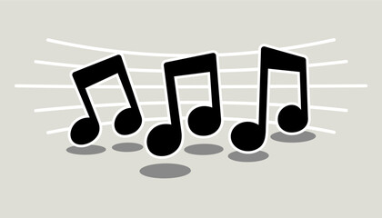 Beam Notes Music Notes Musical Symbol