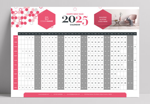 Calendar 2025 Layout