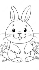 bunny coloring book 