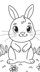 bunny coloring book 
