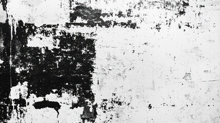 Abstract grunge black and white distressed texture background