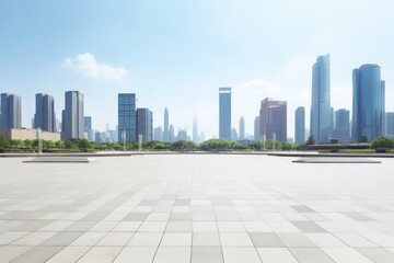 Empty square city architecture cityscape.