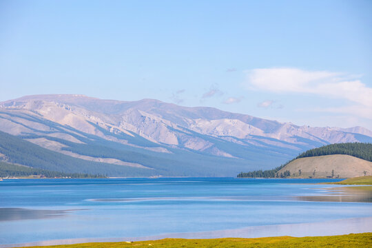 The Khuvsgul lake in Mongolia.