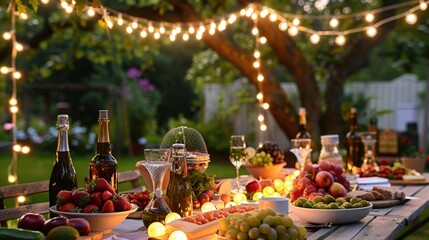 perfect for outdoor dining. Imagine a garden party with string lights and a beautifully set table.