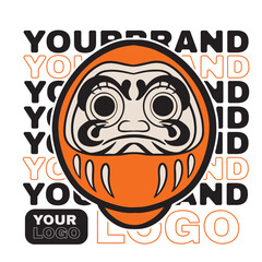 Premium Vector | Japanese festival cultural daruma	
