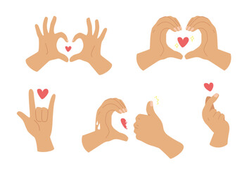 heart hand sign hand gestures mini heart friend zone drawing