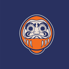 Premium Vector | Japanese festival cultural daruma	
