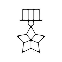 Icone logo medaillle trophee prix label premier place competition