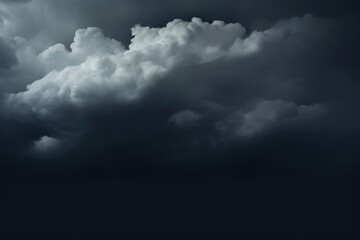 Obraz premium Dark background cloud sky thunderstorm.