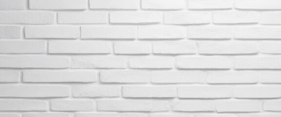 Naklejka premium white brick wall background. Detail of a white brick wall texture. White brick wall background seamless pattern. white brick wall texture background 