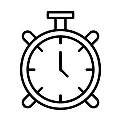 Alarm line icon
