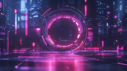Fototapeta premium Callouts titles. Callout bar labels, information call box bars modern digital info. Circle abstract digital technology UI futuristic. Circle geometric shape. Futuristic set advertising communication 