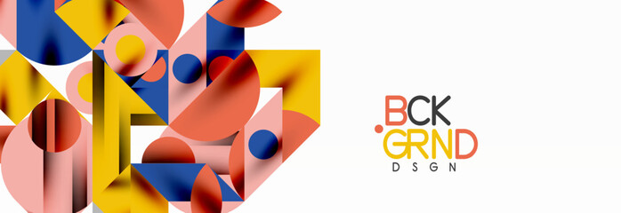 Trendy triangles lines, round elements and circles. Vector Illustration For Wallpaper, Banner, Background, Card, Book Illustration, landing page