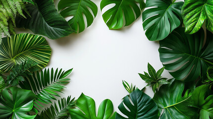 A green leafy plant with a white background