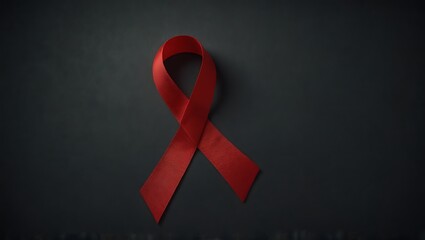 Red Ribbon Symbol of Support and Awareness
