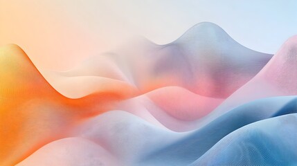 Obraz premium Muted Abstract Background with Flowing Minimal Lines in Calm and Serene Design