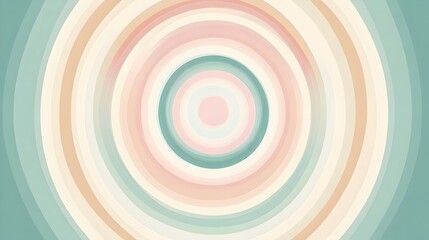 Elegant Minimal Background with Concentric Soft Hue Rings