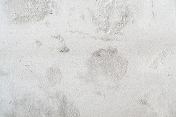 Old and dirty of white concrete wall background with copy space