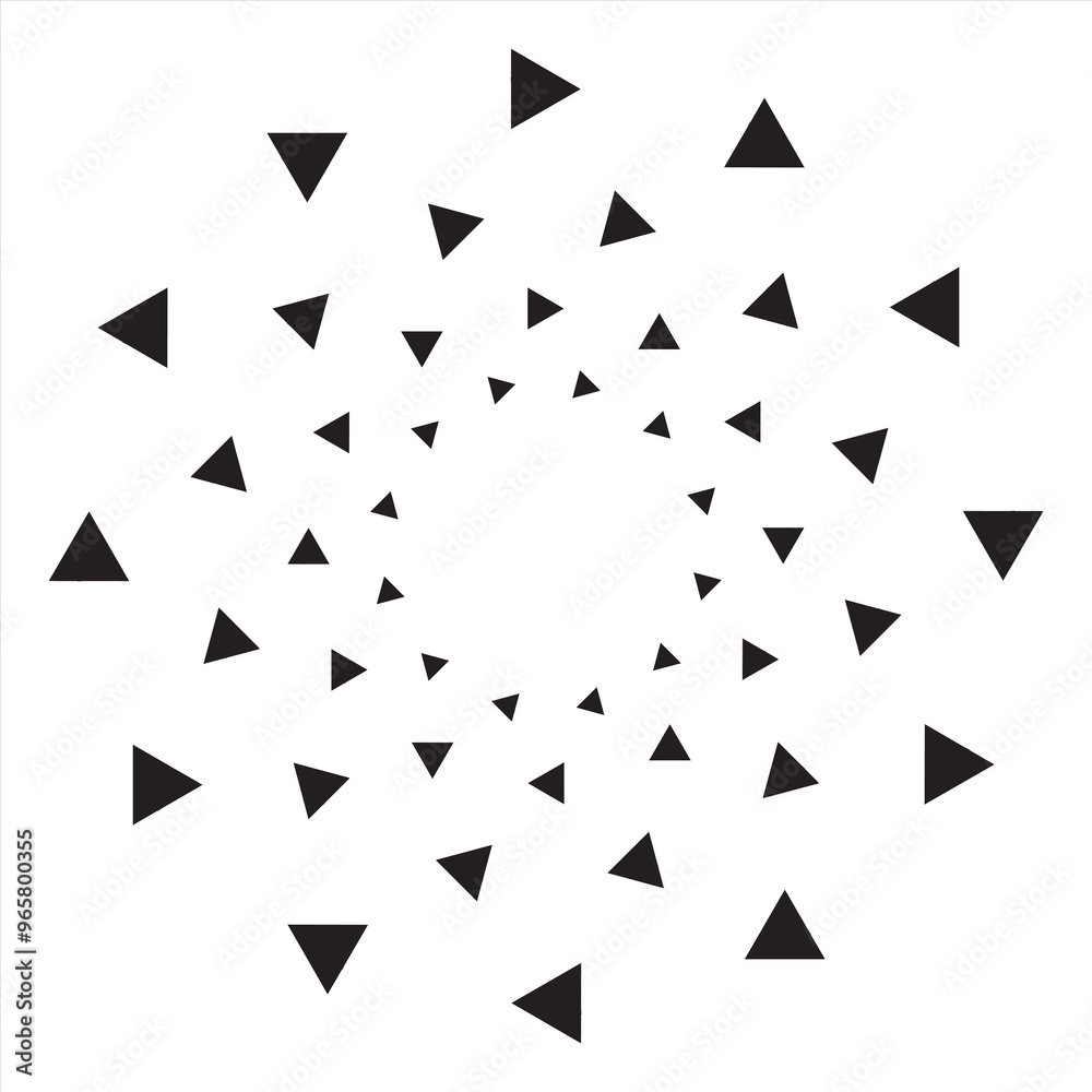Canvas Prints triangle rotation icon vector illustration